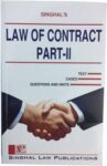 Singhal's Law Of Contract Part-2 by B K Goyal & Krishan Keshav