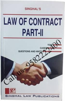 Law Of Contract Part-2 by B.K. Goyal & Krishan Keshav (Latest Edition)