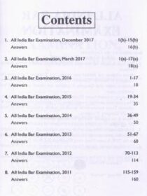 Singhal’s All India BAR Examination-  Previous Years Solved Papers (2022)