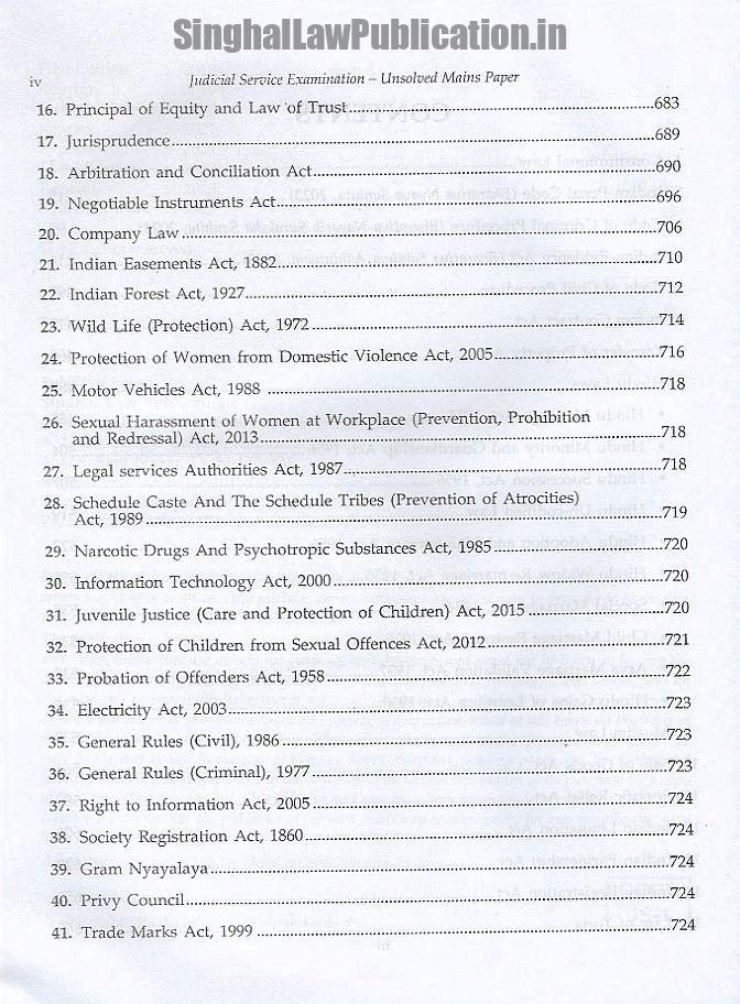 IMG_3577 Singhal's Judicial Service Exam Unsolved Mains (All States) Papers by Bhumika Jain & Pawan Kumar - Image 3