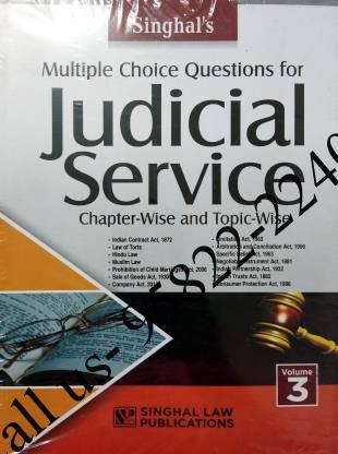 Multiple Choice Questions For JUDICIAL SERVICE EXAMINATION (VOLUME 3)
