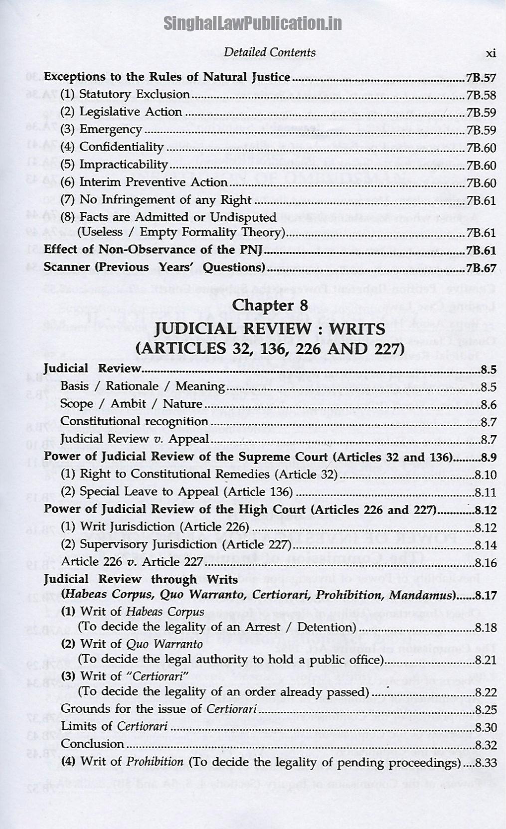 Habeas Corpus A Writ Of Certiorari Is Article 226 Order Of