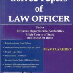 Singhal's Solved Paper Of Law Officer by Mamta Sahdev