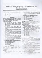 Singhal's (PRELIMS Solved) and (MAINS Unsolved) Papers for (HJS) Haryana Judicial Service Exam - Image 3