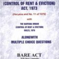 Singhal's Haryana Urban (Control of Rent and Eviction Act, 1973 and Rules 1976) with MCQs