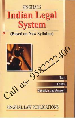 Singhal's Indian Legal System by Avinash Kumar