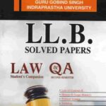 Singhal's LLB Solved Papers (Question and Answers) for 2nd Semester Guru Gobind Singh Indraprastha University (IPU)