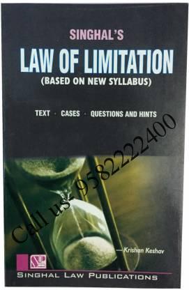 Singhal's Law Of Limitation by Krishan Keshav
