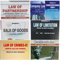Singhal's Set of Dukkis for 3rd Semester DU [with Law of Crimes White Collar Crimes] for Delhi University