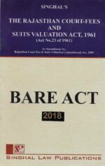 Singhal's Rajasthan Court fees and Suits Valuation Act,1961