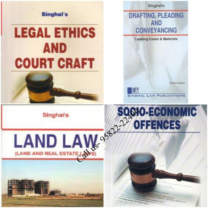 Singhal’s Set of 4 Dukkis for 9th Semester GGSIPU (Socio - Economic Offence Optional) cover page