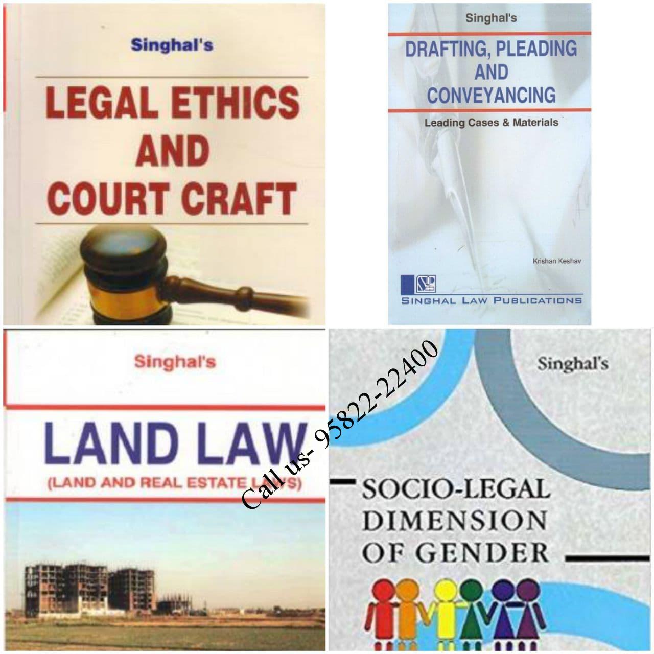 Singhal’s Set of 4 Dukkis for 9th Semester GGSIPU (Socio-Legal Dimension of Gender Optional) cover page