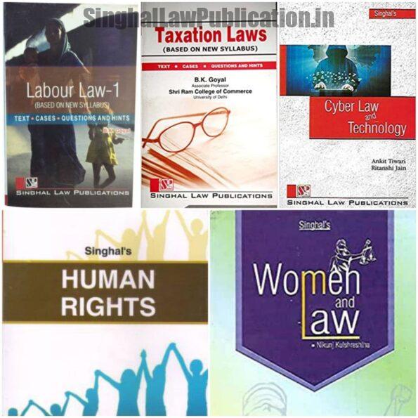 Singhal’s Set of 5 Dukkis for 7th Semester GGSIPU (Women & Law Optional) Cover page