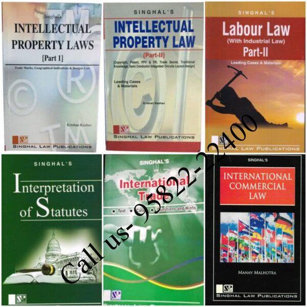 Singhal’s Set of 6 Dukkis for 8th Semester GGSIPU (International Commercial Law Optional) Cover page