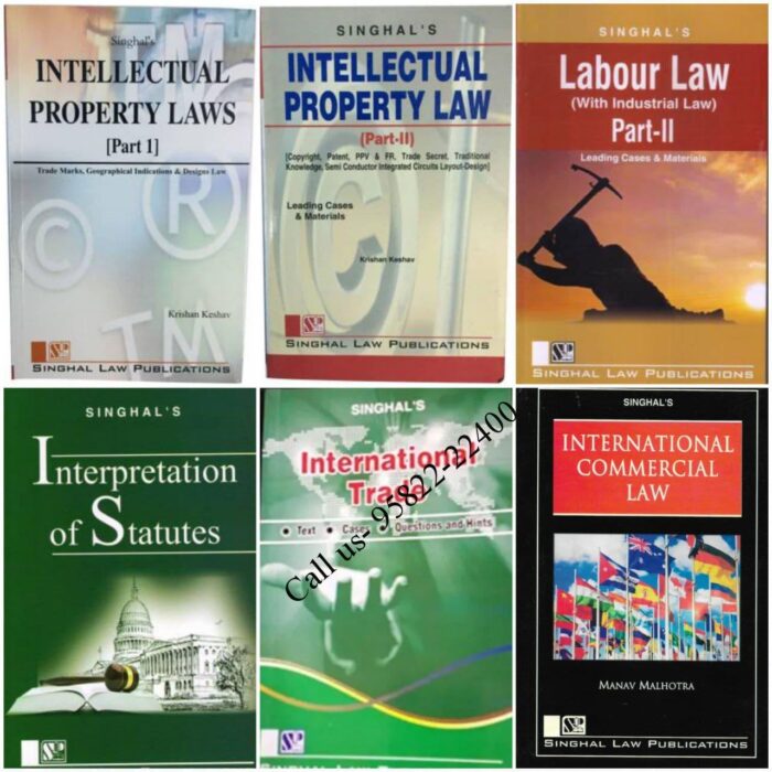 Singhal’s Set of 6 Dukkis for 8th Semester GGSIPU (International Commercial Law Optional) Cover page
