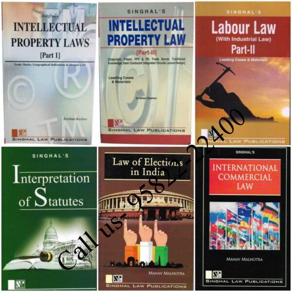 Singhal’s Set of 6 Dukkis for 8th Semester GGSIPU (Law of Elections in India and Internation Commercial Law Optional) cover page