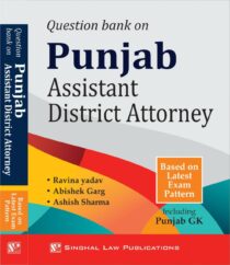 Singhal's Question Bank on Assistant District Attorney Book Cover