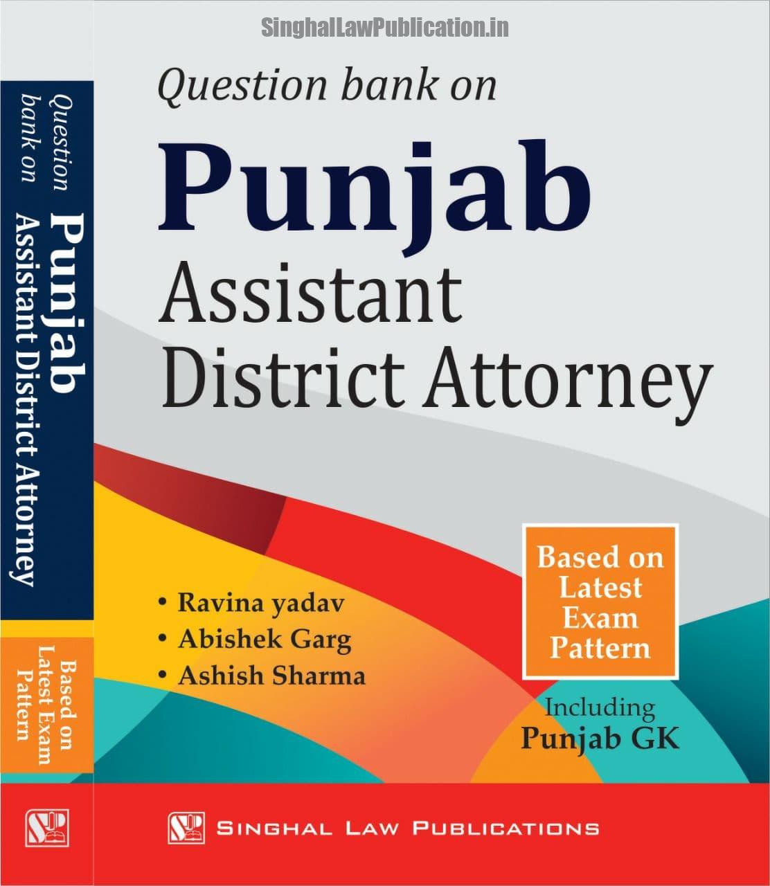 Singhal's Question Bank on Assistant District Attorney Book Singhal's Question Bank on Assistant District Attorney Book Cover