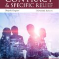 Contract and Specific Relief by Avatar Singh 13th edition (Eastern Book Company) book cover page