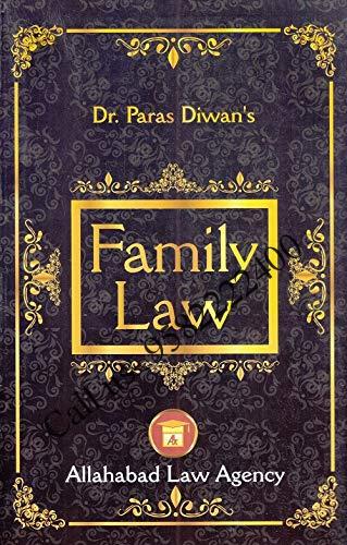 Family Law by Dr. Paras Diwan [Allahabad Law Agency] cover page