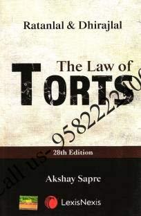 The Law of Torts by RatanLal & DhirajLal [LexisNexis] 28th Edition Cover Page