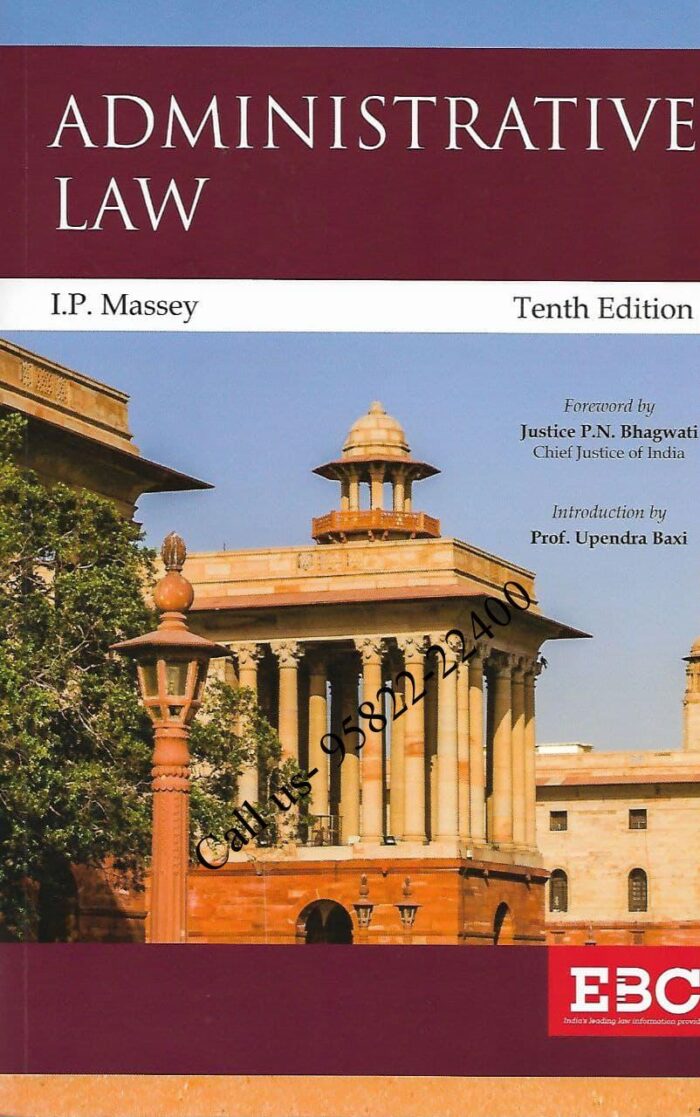 Administrative Law by IP Massey [10th Edition] Eastern Book Company 2022 book cover page