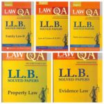 Singhal's DU LLB (2nd Semester) Solved Papers Set (Question and Answers/ QA)