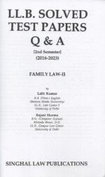 Singhal's DU LLB (2nd Semester) Solved Papers Set (Question and Answers/ QA) - Image 2