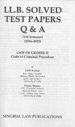 Singhal's DU LLB (2nd Semester) Solved Papers Set (Question and Answers/ QA) - Image 4