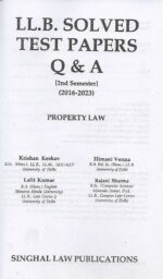 Singhal's DU LLB (2nd Semester) Solved Papers Set (Question and Answers/ QA) - Image 5