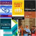 1st Semester DU LLB Text-Book Set of 5 (Jurisprudence) book cover page