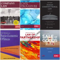 3rd Semester DU LLB Text-Book Set of 6 [ICL & Sale of Good Optional] cover page