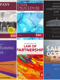 3rd Semester DU LLB Text-Book Set of 6 [ICL & Sale of Good Optional]