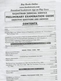 Global’s Rajasthan Judicial Service Exam[Prelims & Mains] Solved & Unsolved Papers 11th Edition 2021