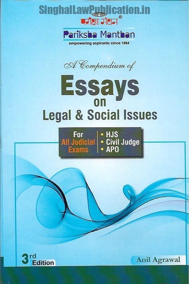 A compendium of essays on legal and social issue A Compendium of Essays on Legal and Social Issues by Anil Agrawal - Image 1