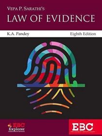 Vepa P. Sarathi’s Law of Evidence by K. A. Pandey [Eastern Book Company]