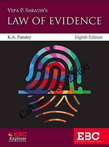 Vepa P. Sarathi's Law of Evidence by K. A. Pandey [Eastern Book Company] cover page