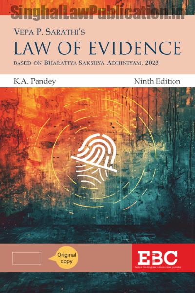 front_sarathi-law-of-evidence_9th E-2025-front V. P. Sarathi's Law of Evidence: Based on Bharatiya Sakshya Adhiniyam, 2023 - Image 1