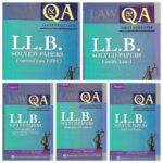 Singhal's DU LLB Previous Year Set of Solved Papers (Q&A) for 1st Semester by P K Sharma 2023