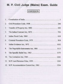 Buy MP Civil Judge (Mains) Exam Guide by Dr. Sheetal Kanwal [Amar Law Publications]