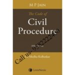 Buy MP Jain's The Code of Civil Procedure by Dr. Medha Kolhatkar book cover page