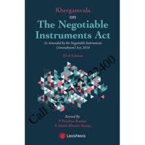 Khergamvala on The Negotiable Instruments Act [LexisNexis] book cover page