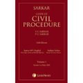 Sarkar's Code of Civil Procedure volume 1 & 2 book cover page