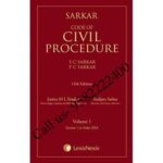 Sarkar's Code of Civil Procedure [Volume 1 & 2] LexisNexis