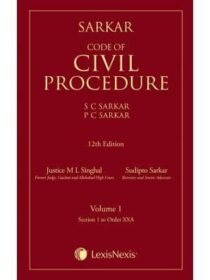 Sarkar’s Code of Civil Procedure [Volume 1 & 2] LexisNexis