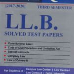 Singhal's DU LLB Previous Year Solved Papers (Q&A) for 3rd Semester