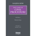 The Code of Civil Procedure [Volume 1,2 & 3] by Sanjiva Row book cover page