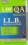 Singhal's DU LLB Previous Year Solved Papers (Q&A) for 4th Semester