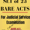 Universal's SET of 23 BARE ACTS for Judicial Service Examination