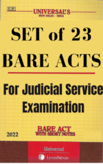 Universal's SET of 23 BARE ACTS for Judicial Service Examination